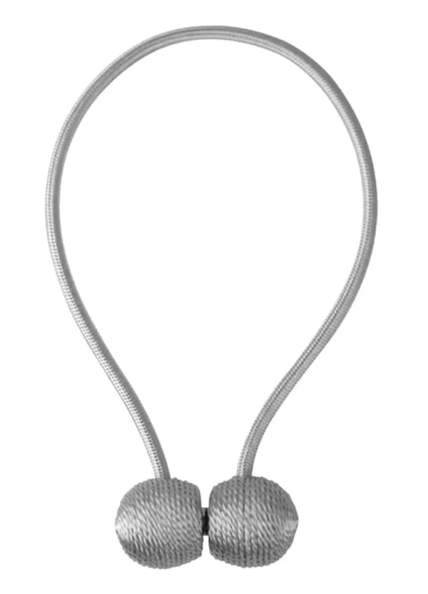 Bratara magnetica de prindere perdele/draperii, model SILVER BALLS-Airmax