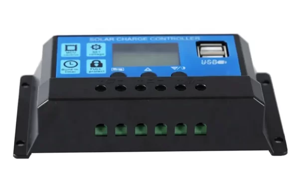 Controler/Regulator de incarcare panou solar, 12 - 24V, 30A, mini dual USB-Airmax