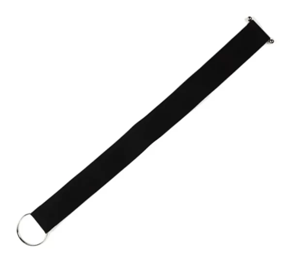 Curea elastica pentru pantaloni de dama, culoare neagra, cu catarama metalica-Airmax