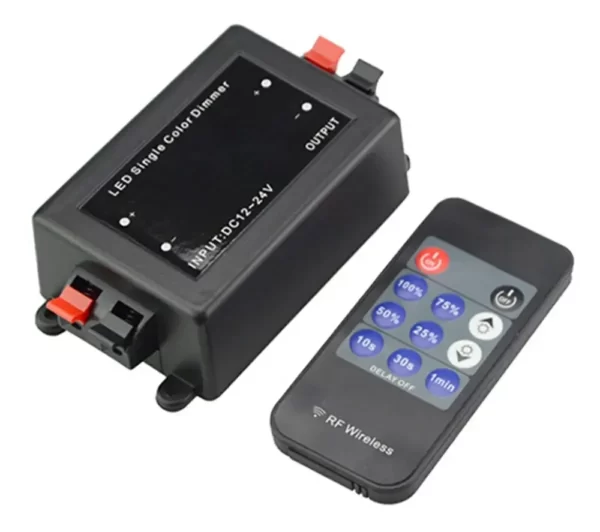Dimmer / comutator wireless pentru Banda LED cu Telecomanda, 12V - 24V-Airmax
