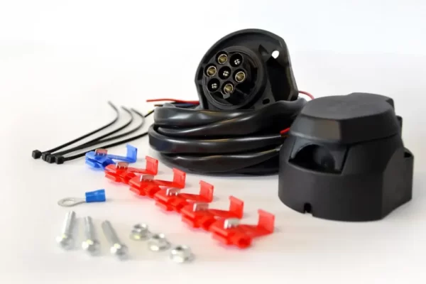 Kit cablaj pentru montaj carlig remorca, priza cu 7 pini, lungime cablu 1,5m-Airmax