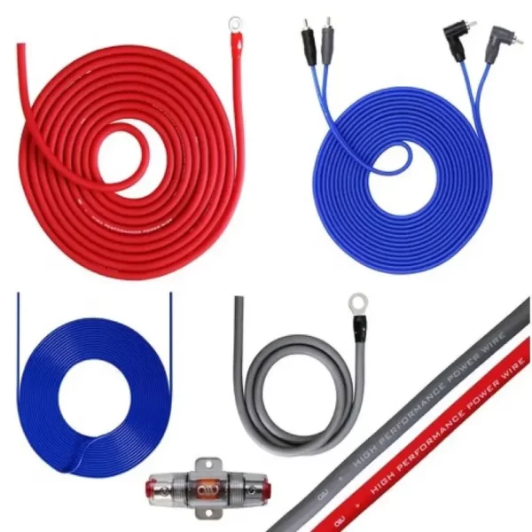 Kit cabluri pentru instalare amplificator auto, grosime 10mm²-Airmax