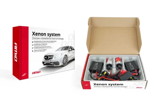 Kit XENON AC model SLIM, compatibil H4-3 BIXENON, 35W, 9-16V, 6000K-Airmax