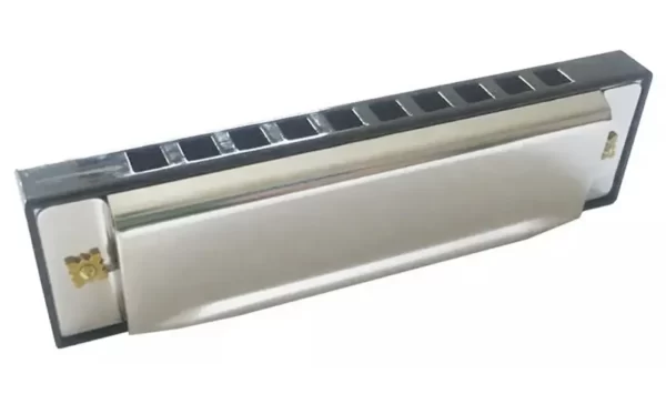 Muzicuta metalica pentru copii, lungime 10,5 cm-Airmax