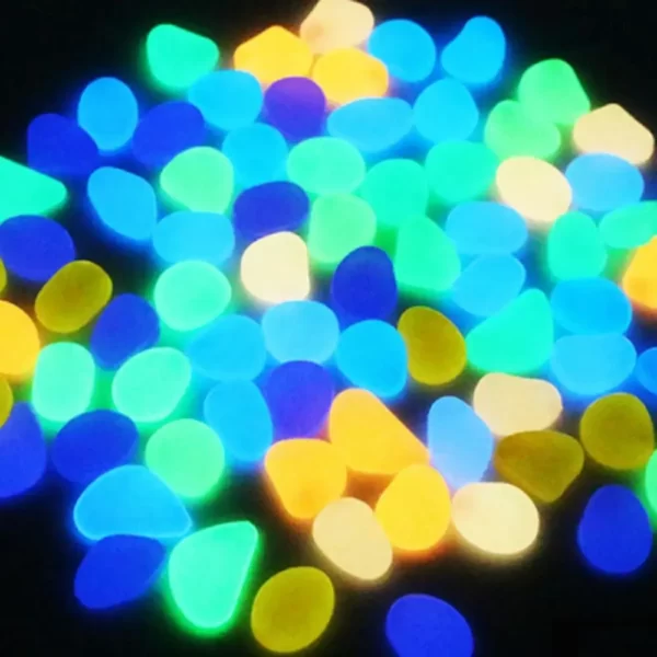 Set 100 pietre decorative fluorescente, culoare Multicolor, AVX-AG653C-Airmax