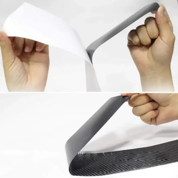 Set 4 bucati protectie praguri Carbon 3D Universal culoare neagra-Airmax