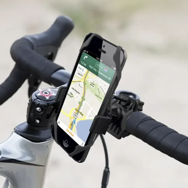 Suport universal pentru smartphone, model RIDER, montaj pe bicicleta-Airmax