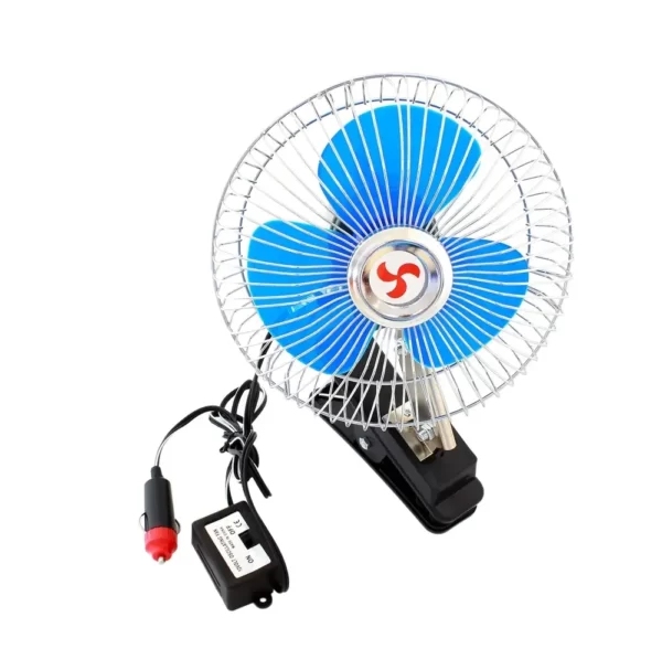 Ventilator auto oscilant cu alimentare la 12V 18cm AG147E-Airmax