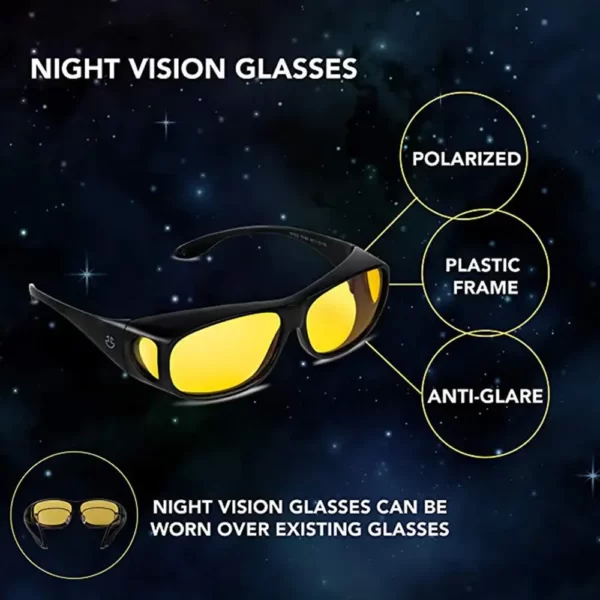 Set 2 perechi ochelari de condus pe timp de zi, noapte sau ceata HD VISION-airmax