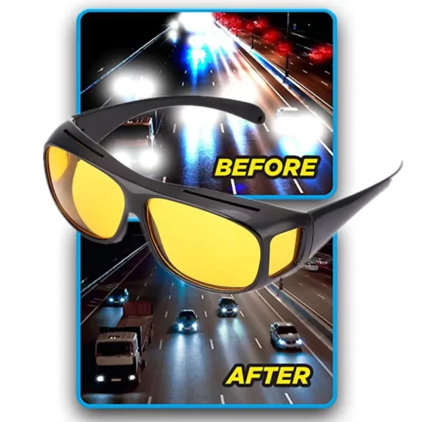 Set 2 perechi ochelari de condus pe timp de zi, noapte sau ceata HD VISION-airmax