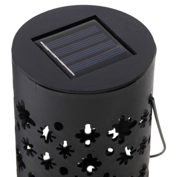 Set 4 lampi solare de gradina cu picior si agatatoare tip "Felinar" cu LED