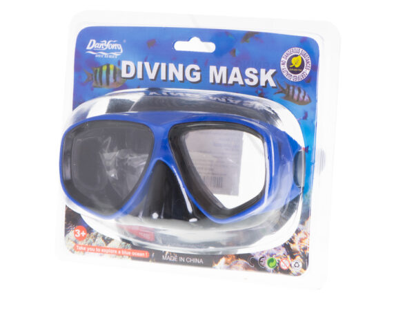 Ochelari de tip Masca pentru inot si scufundari pentru copii si adolescenti, dimensiune reglabila, culoare Albastru