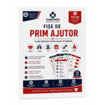 Set Fișe 15 Fișe Prim Ajutor A4 Plastifiate